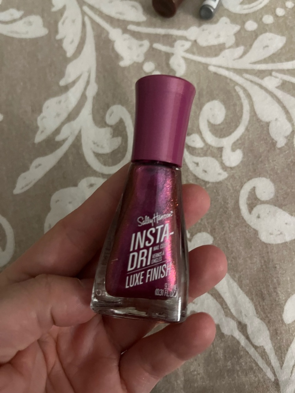Sally Hansen Insta-Dri Luxe Finish Nail Polish - Shimmery Fuchsia
